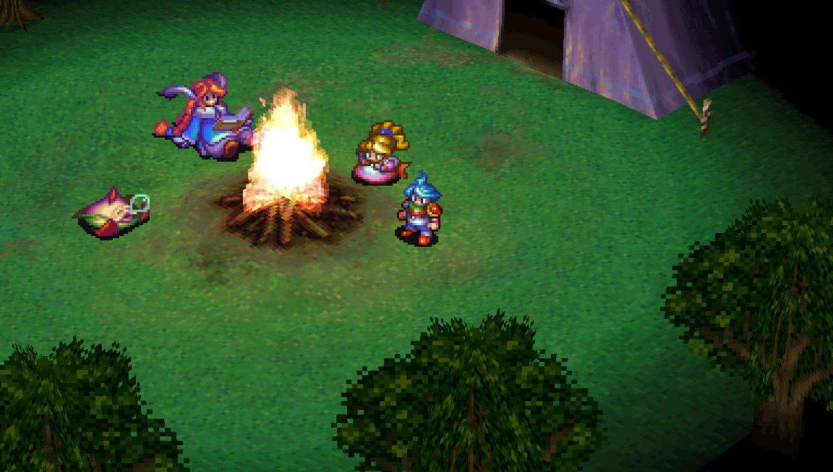 Aizmov's tweet image. The sudden urge to replay Breath of Fire III… easily a Top 10 JRPG of all time. That deep classic turn-based combat and those gorgeous sprites never get old. It needs a soulful remaster!