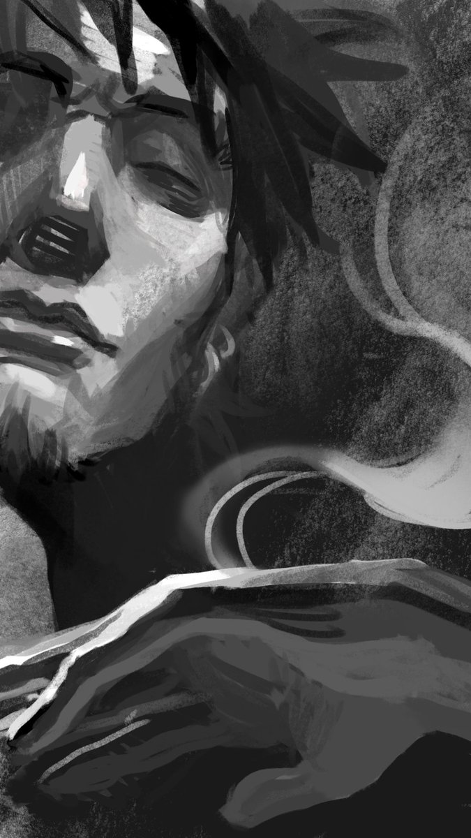 morgjjjj's tweet image. I can&apos;t stop painting him, I&apos;m too in love with him #Trafalgarlaw #onepiece #sketches #art