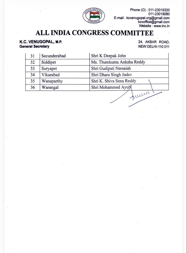 Mohankumar_NSUI's tweet image. &quot;Heartfelt congratulations to the newly appointed DCC Presidents.May your leadership strengthen our party&apos;s roots and take it to new heights, making it a household name across the nation.&quot;#Mohankumarbattapothula #MohankumarNSUI 
#Telangana #DCCPresident
#sangathansrijanabhiyan