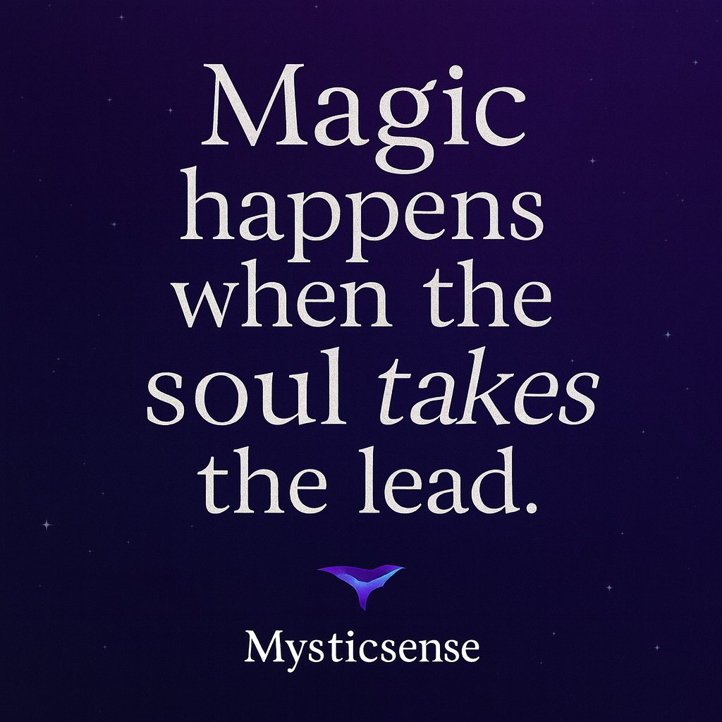Mystic_sense's tweet image. Magic happens when the soul takes the lead.

#Mysticsense #PsychicReading #IntuitiveGuidance #SpiritualQuotes #TarotReadersOfInstagram #PsychicCommunity #ClairvoyantMessages #SoulGuidance #EnergyReading #IntuitionQuotes
