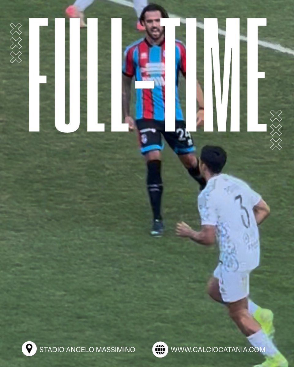 Catania più forte e più pulito del Latina: Forte colpisce, Jimenez trascina, Di Gennaro sfiora il raddoppio.
Rigore negato al 48’ e gestione arbitrale insufficiente, ma rossazzurri sempre in controllo.

❤️💙 A testa alta, seduti dalla parte del torto.
#CataniaFC #CalcioCataniaCom