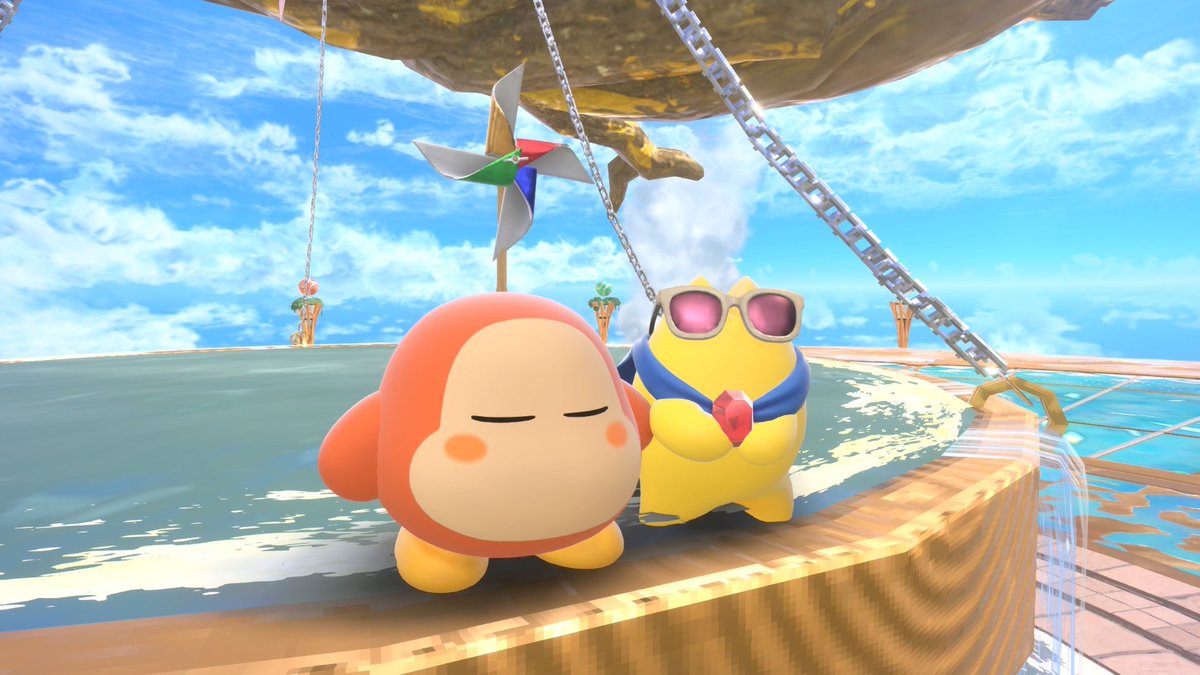 ita_rayta's tweet image. 潰れてるワドルディを見てほしい #NintendoSwitch2 #エアライダー