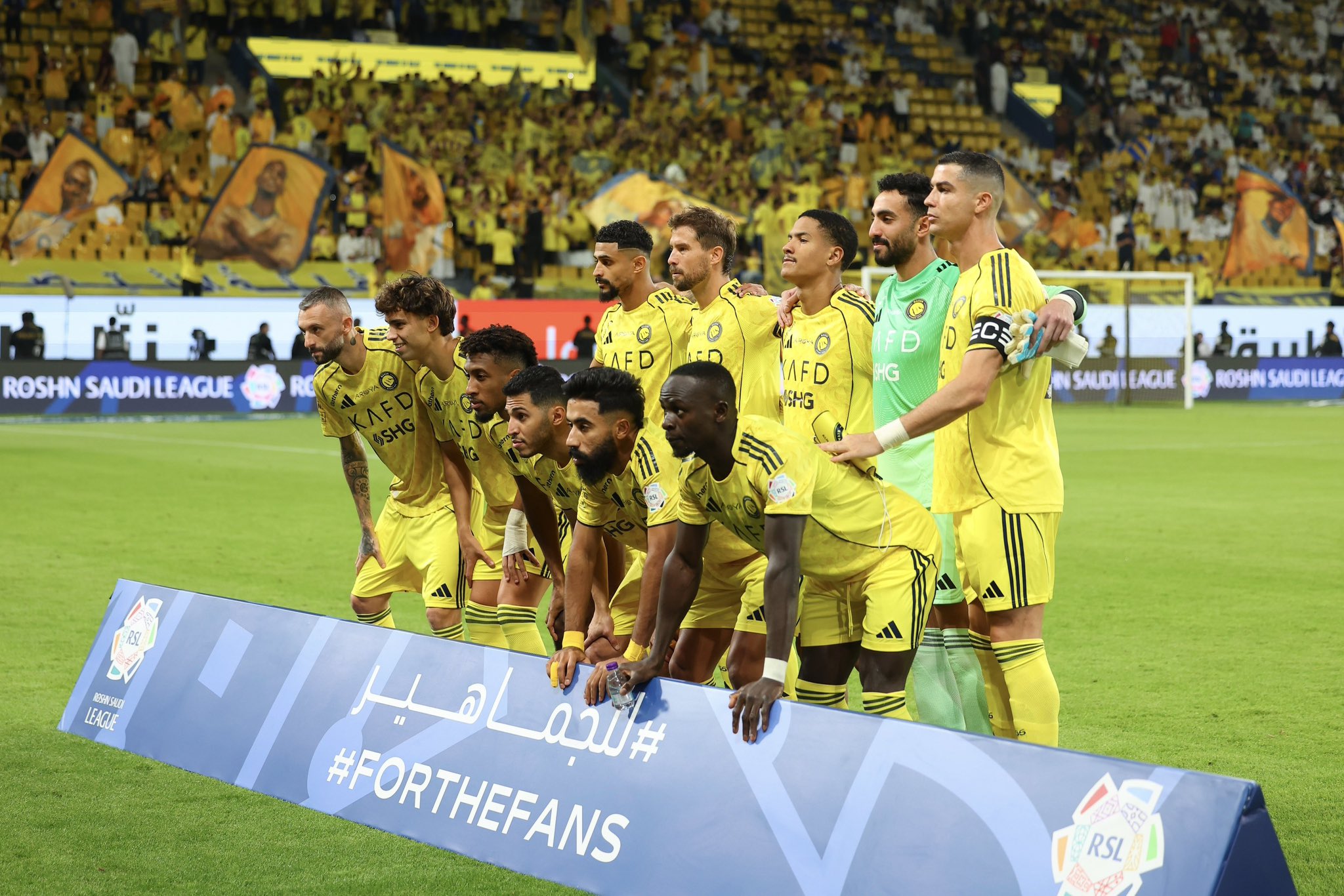 لاعبو النصر. (إكس) 