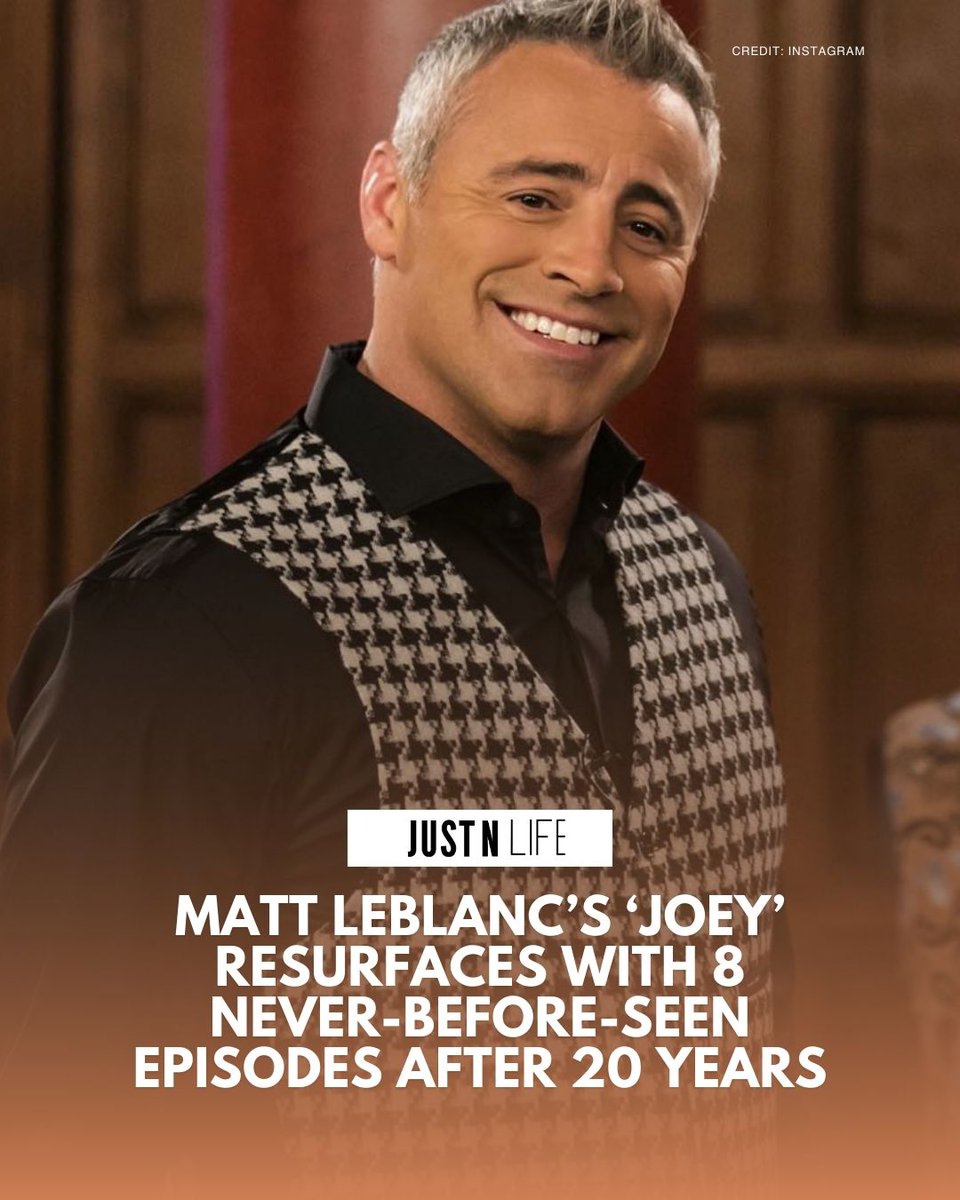 TheJustNLife's tweet image. #MattLeBlanc’s Friends spinoff #Joey just dropped eight unaired episodes on YouTube 🌟📺. 

They were filmed back in 2006 but never aired in the U.S. after NBC canceled the show. 

💬 N Crowd: Is this a hidden gem or proof Joey wasn’t built to last?
