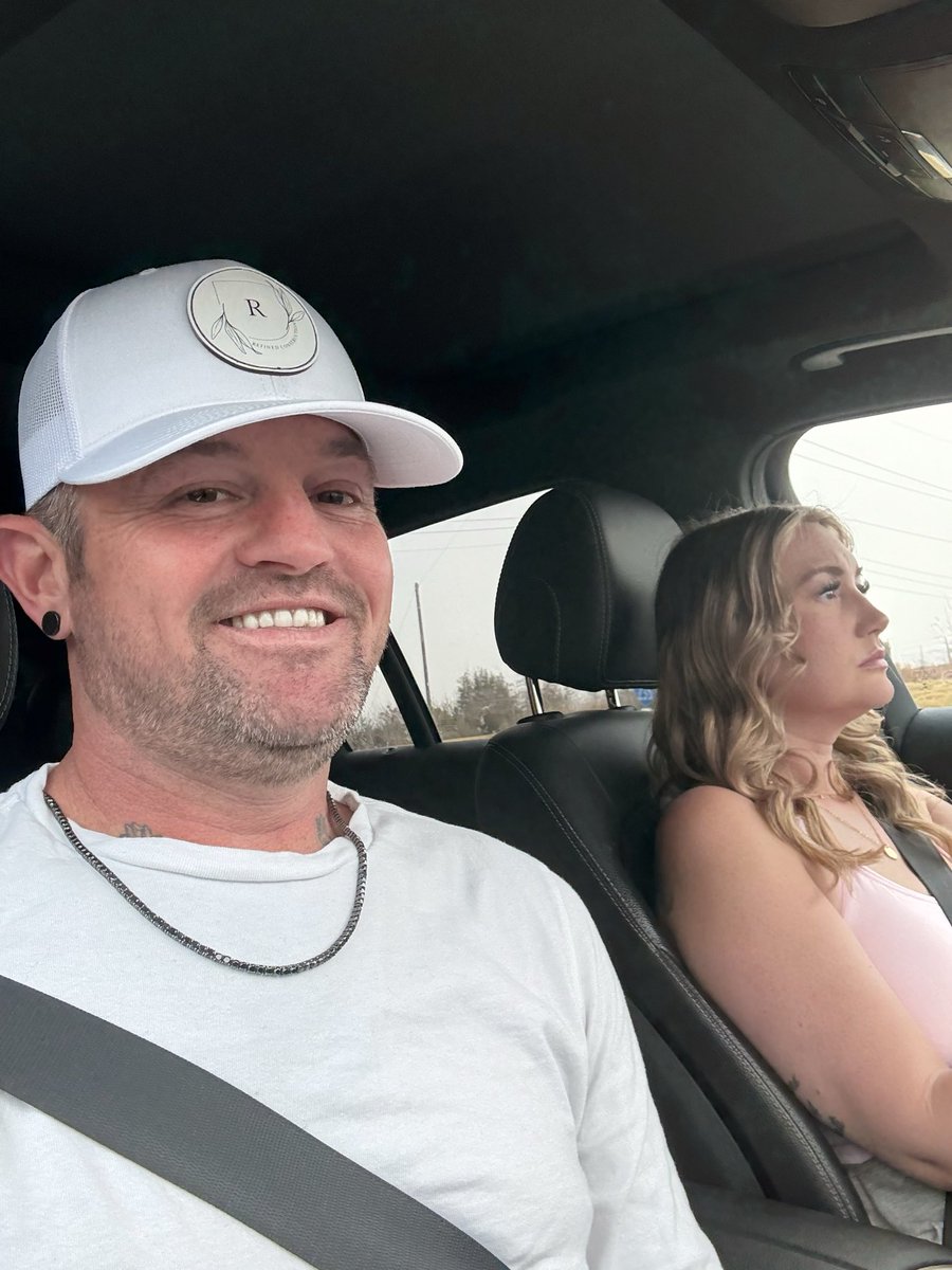 This is my face when I know she is stuck with me for the next 5 hours and there's no escape! Texas here we come!