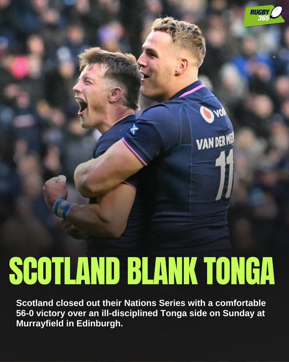 rugby365com's tweet photo. What a performance by Scotland
https://t.co/17wjgy40tK
#rugby #news #sports #SCOvTON #cards #tries https://t.co/PIbQhZC9gf