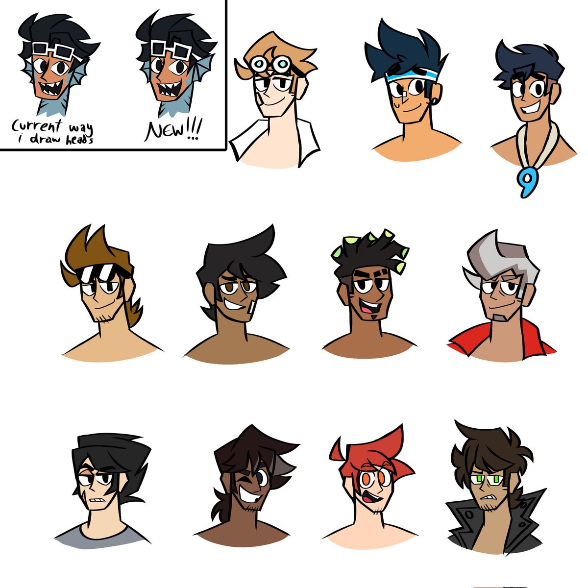 KoffinKrypt's tweet image. oh yeah I&apos;ve been wanting to change the way i draw faces so