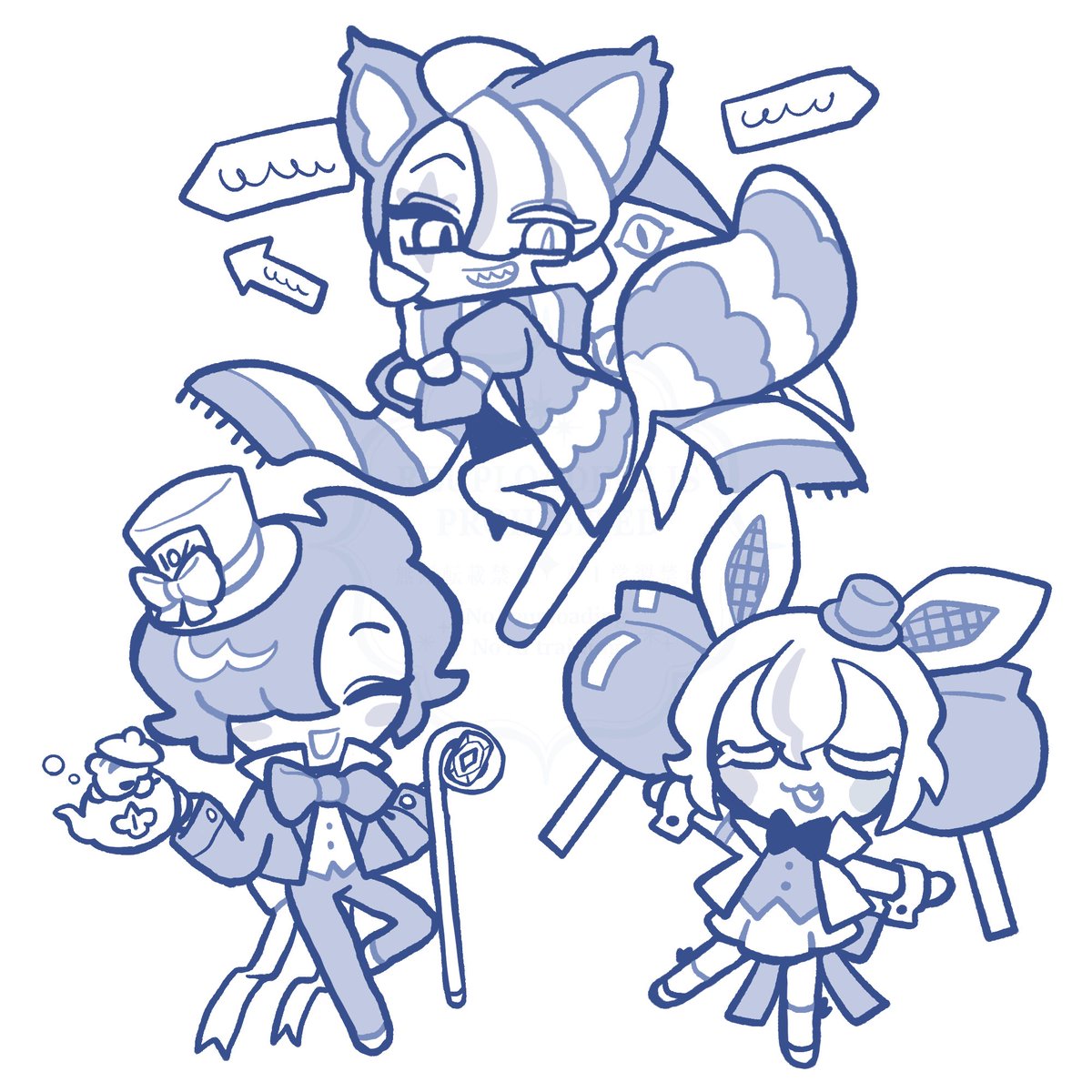 Mad Deceit Trio
#shadowmilkcookie #blacksapphirecookie #candyapplecookie