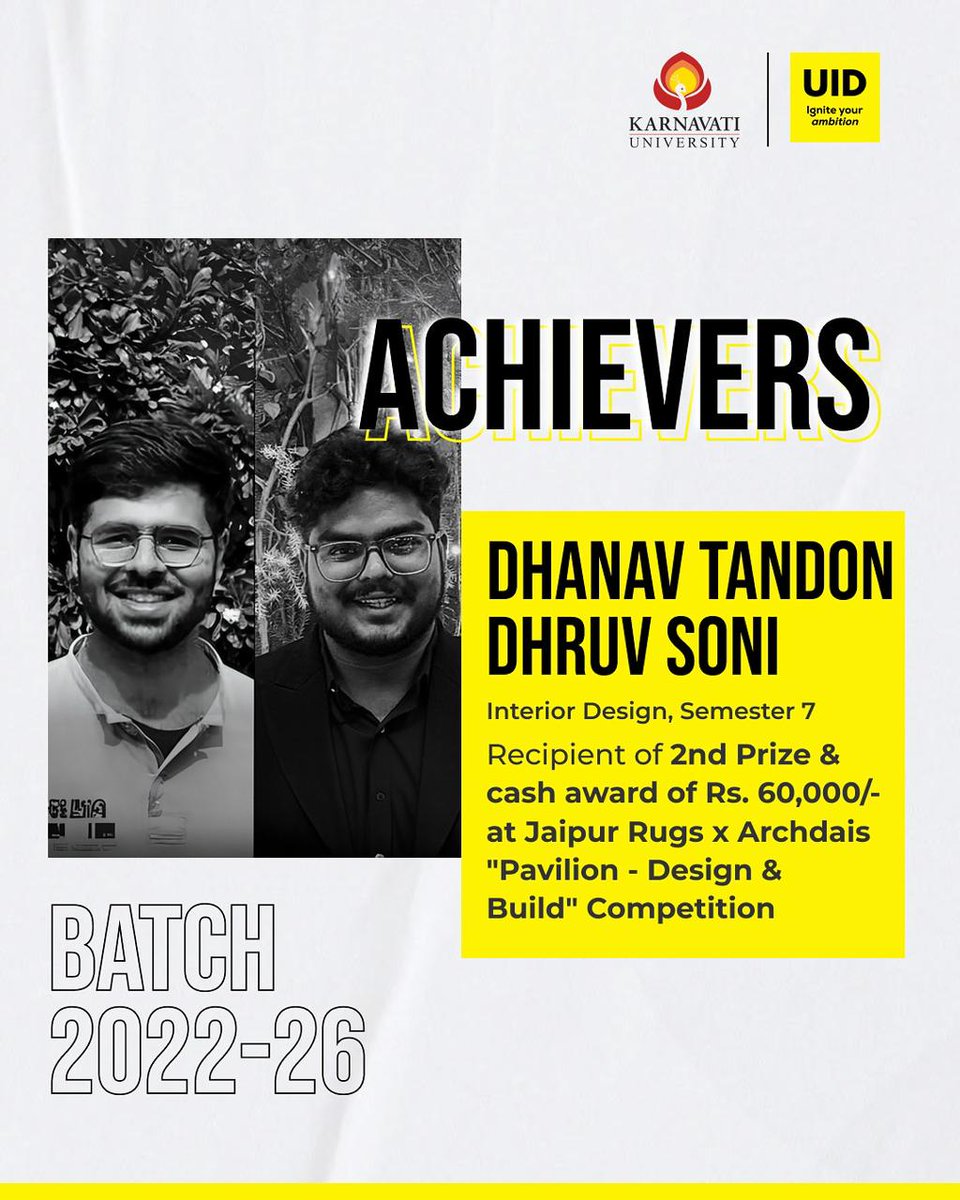 Unitedworld Institute of Design (UID) tweet media