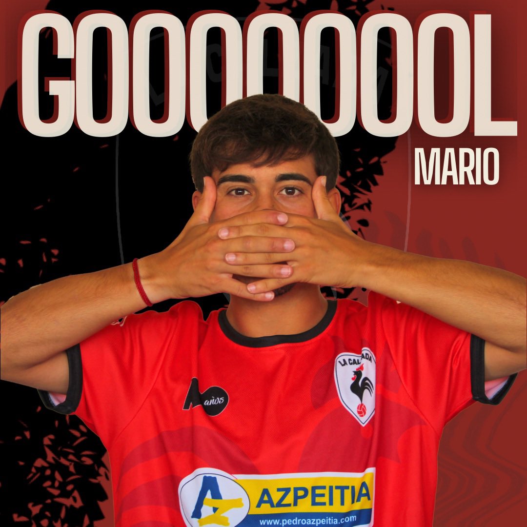 FCLaCalzada's tweet photo. ⚽️ 2’| 1-0 | MARIOOOO MANZANOOOOS 🫡🫡🫡
#LaCalzadaCalahorra #TerceraRFEF #Temporada2526 https://t.co/Ydsz1sjSrJ
