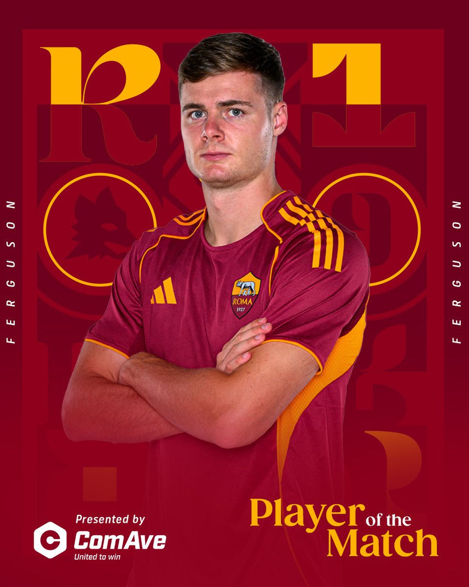 ASRomaEN's tweet image. 🗳 | Retweet this if Evan Ferguson was your Player of the Match against Cremonese! 🐺

Presented by  @ComAve_Official 

#ASRoma #CremoneseRoma