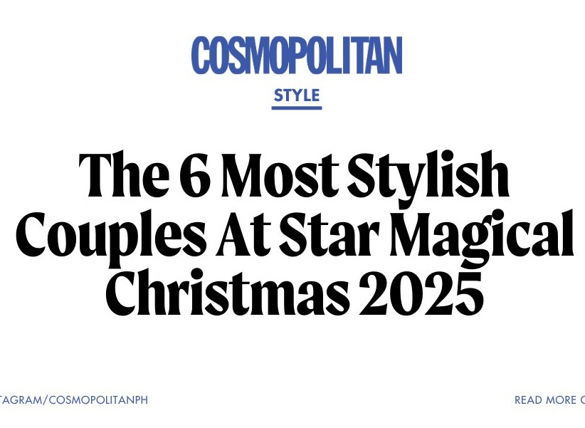 Donny and Belle are FIRST on the list of Cosmopolitan 's Most Stylish Couples at the #StarMagicalChristmas2025 
.."proving why DonBelle continues to be everyone's favorite." <a href="/cosmo_ph/">Cosmopolitan Philippines</a>

HOLLY JOLLY DONBELLE 

#BelleOfTheSeason 
#DONNYBrightestInTheBall