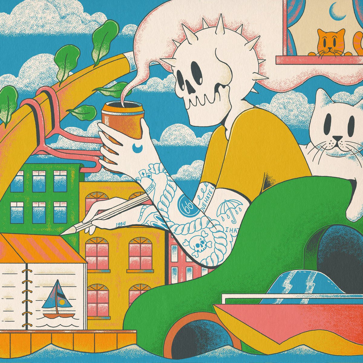 WisnuPradanaArt's tweet image. Gm fams! ☕️

“Existential latte” is live 
🔗