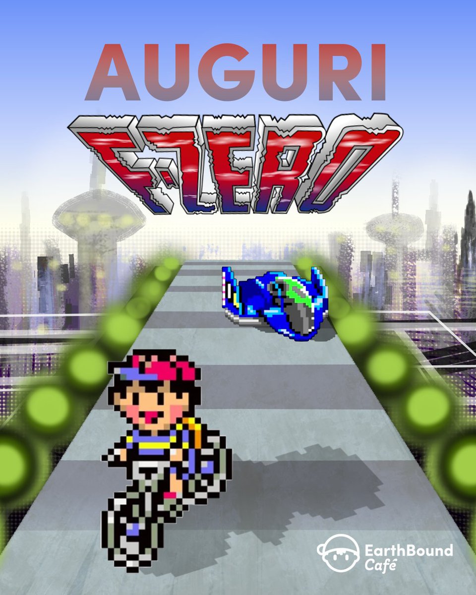 EarthBoundCafe's tweet image. 🎂 AUGURI F-ZERO 

Il 21 novembre 1990 usciva in Giappone F-Zero! Il gioco di corse futuristico targato Nintendo compie 35 anni assieme alla sua console: il Super Famicom! 

#EarthBound #FZero #Mother2 #Mother3 #Nintendo #マザー2 #Retrogame #SuperFamicom #snes