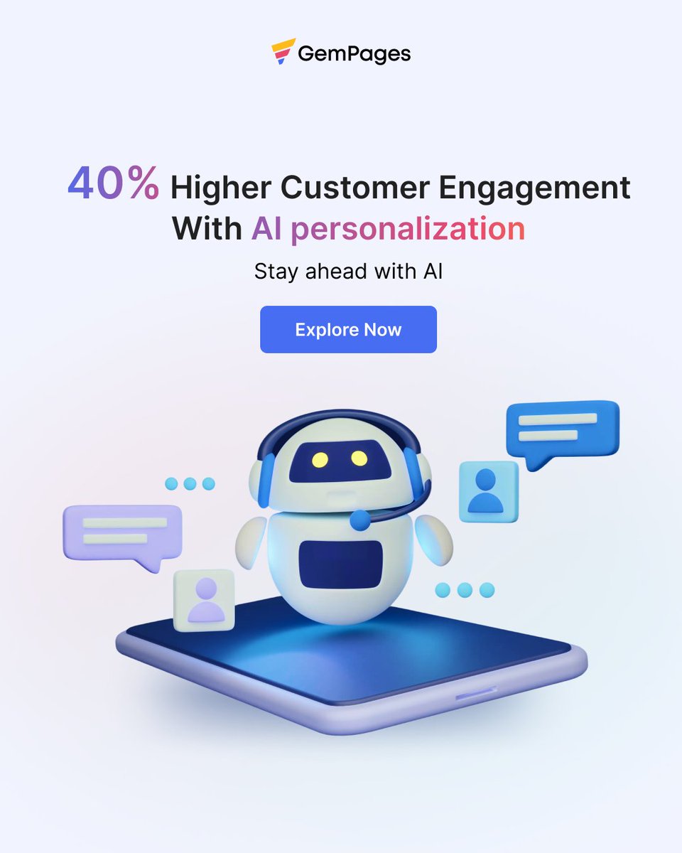 gempages's tweet image. 𝗥𝗲𝗶𝗺𝗮𝗴𝗶𝗻𝗲 𝗛𝗼𝘄 𝗬𝗼𝘂𝗿 𝗦𝗵𝗼𝗽𝗶𝗳𝘆 𝗦𝘁𝗼𝗿𝗲 𝗖𝗼𝗻𝗻𝗲𝗰𝘁𝘀 𝘄𝗶𝘁𝗵 𝗘𝘃𝗲𝗿𝘆 𝗦𝗵𝗼𝗽𝗽𝗲𝗿

AI personalization is reshaping the way Shopify brands engage customers- turning static stores into adaptive, data-driven experiences.
With the right setup, your…