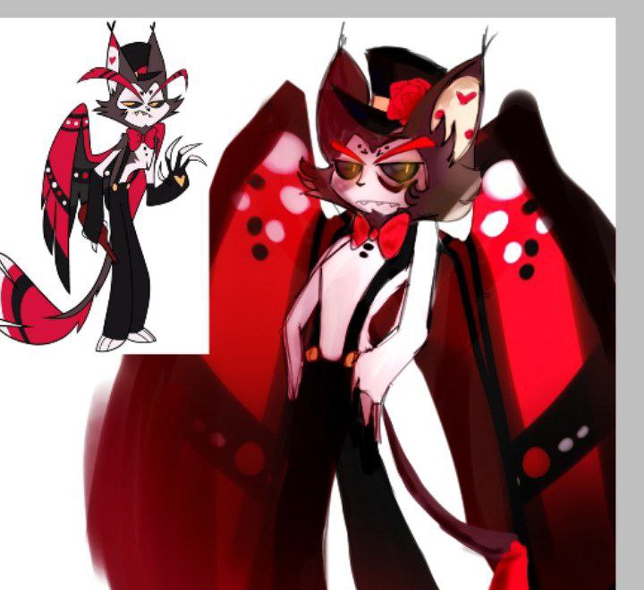 FreakyNiceFish's tweet photo. should I explain or not but..... my redesigns ,,,,✍️✍️✍️

#HazbinHotel https://t.co/jZa2ehII1m