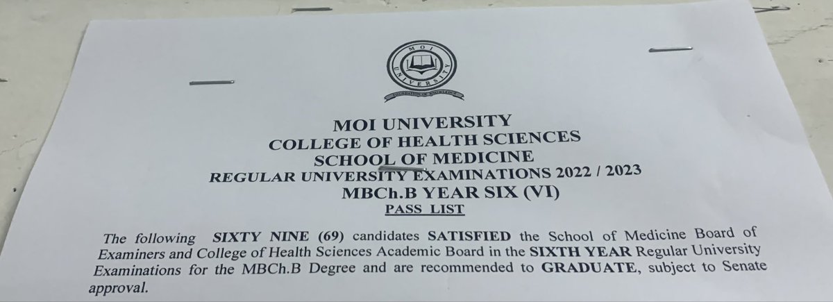 Satisfied the board of examiners one last time 🥳.