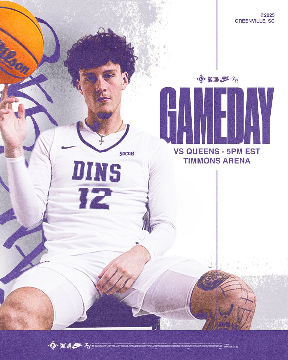 Back in Timmons, TONIGHT⚔️

🆚 Queens
⌚️ 5:00PM EST
📺 ESPN+
🎟️ link in the bio

#AllDIN // #BetterTogether