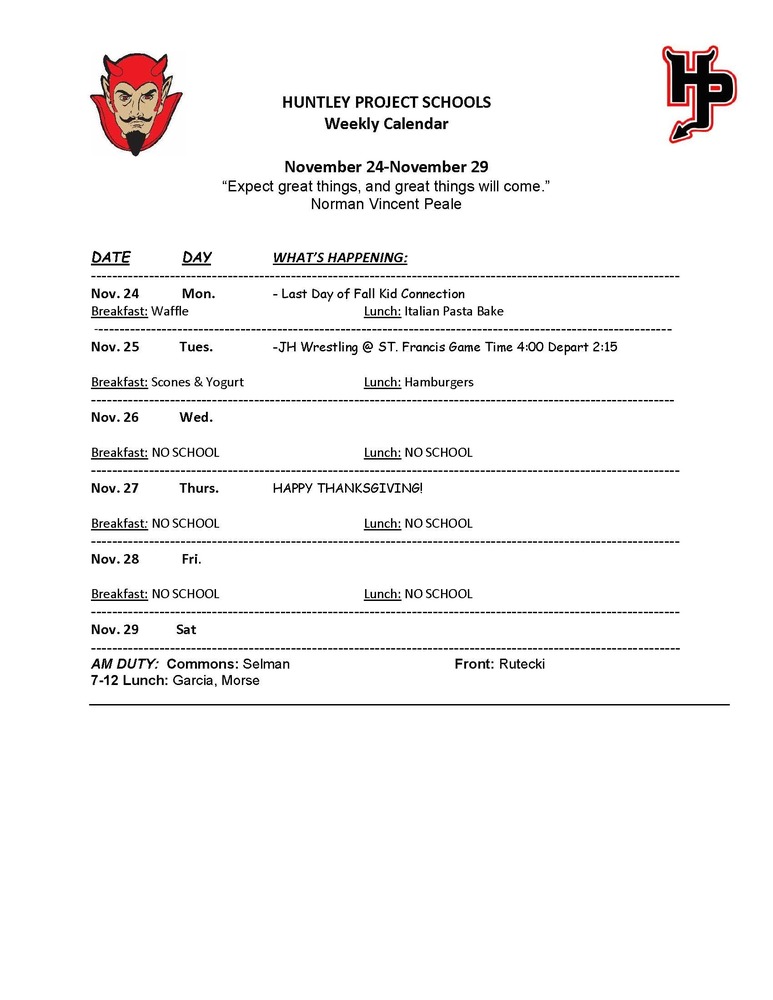 HPREDDEVILS's tweet image. Weekly Calendar November 24-29 huntley.k12.mt.us/o/hpsd/article…