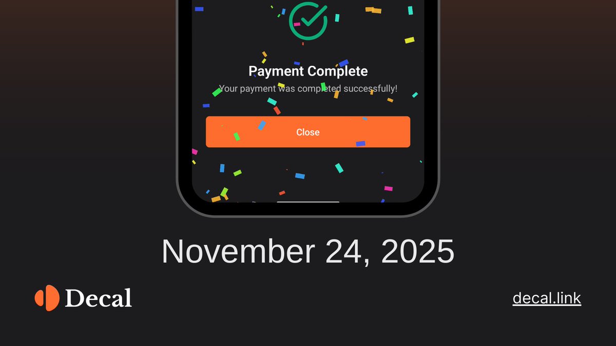 useDecal's tweet image. Imagine:
 • All your stablecoins combined into one simple Smart Balance
 • Sponsored transactions a.k.a. free gas
 • Rewards for stablecoin commerce
 • First access to your own Decal username
Seekers get it all soon. The adventure starts 11/24... 🗺️