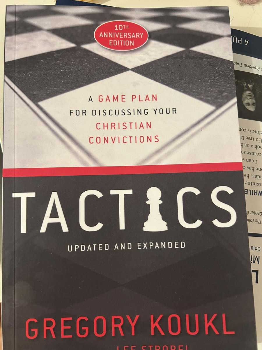 jonjakubowski's tweet image. Really enjoying this read from @gregkoukl recommended by @conservmillen as part of her training before she killed it on #surrounded