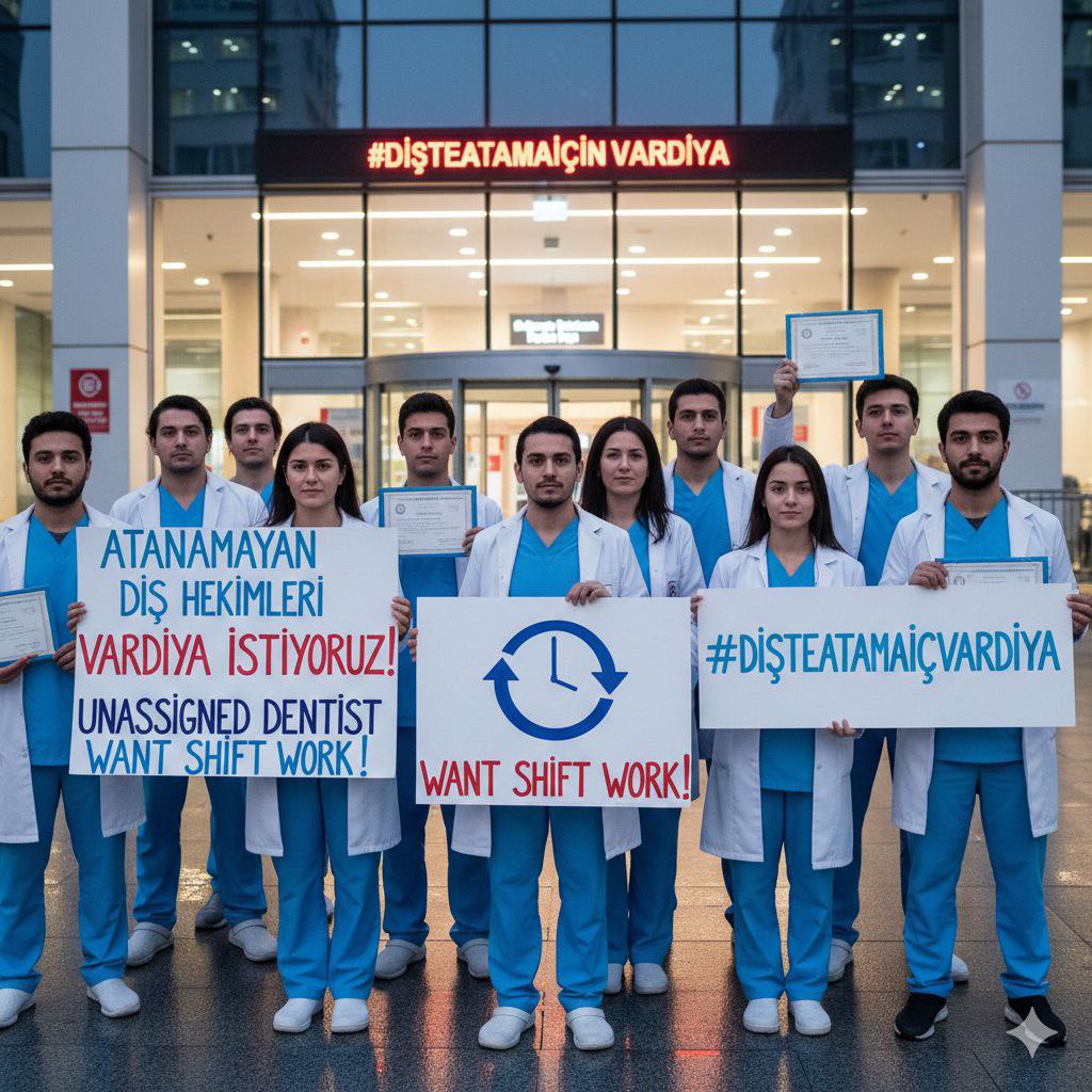 <a href="/dtcuneytaldemir/">Dt. Cüneyt Aldemir 🇹🇷</a>
<a href="/AliKARAOBA/">Dr. Ali KARAOBA</a>
<a href="/Sultanucar_ist/">Sultan Uçar</a>
<a href="/Suat_Ozcagdas/">Suat Özçağdaş</a>
<a href="/SBugraKavuncu/">Buğra Kavuncu</a>
<a href="/haskologlu/">ibrahim Haskoloğlu</a>
<a href="/selcukozdag/">Selçuk ÖZDAĞ</a>
<a href="/serafeddinkilic/">Şerafettin Kılıç</a>
<a href="/alialmdrglu_/">Ali ALEMDAROĞLU</a>
<a href="/drmemisoglu/">Prof. Dr. Kemal Memişoğlu</a>
<a href="/saglikbakanligi/">T.C. Sağlık Bakanlığı</a>
 #DişteAtamaİçinVardiya gerekiyorsa bu sisteme geçilsin atanmak istiyoruz