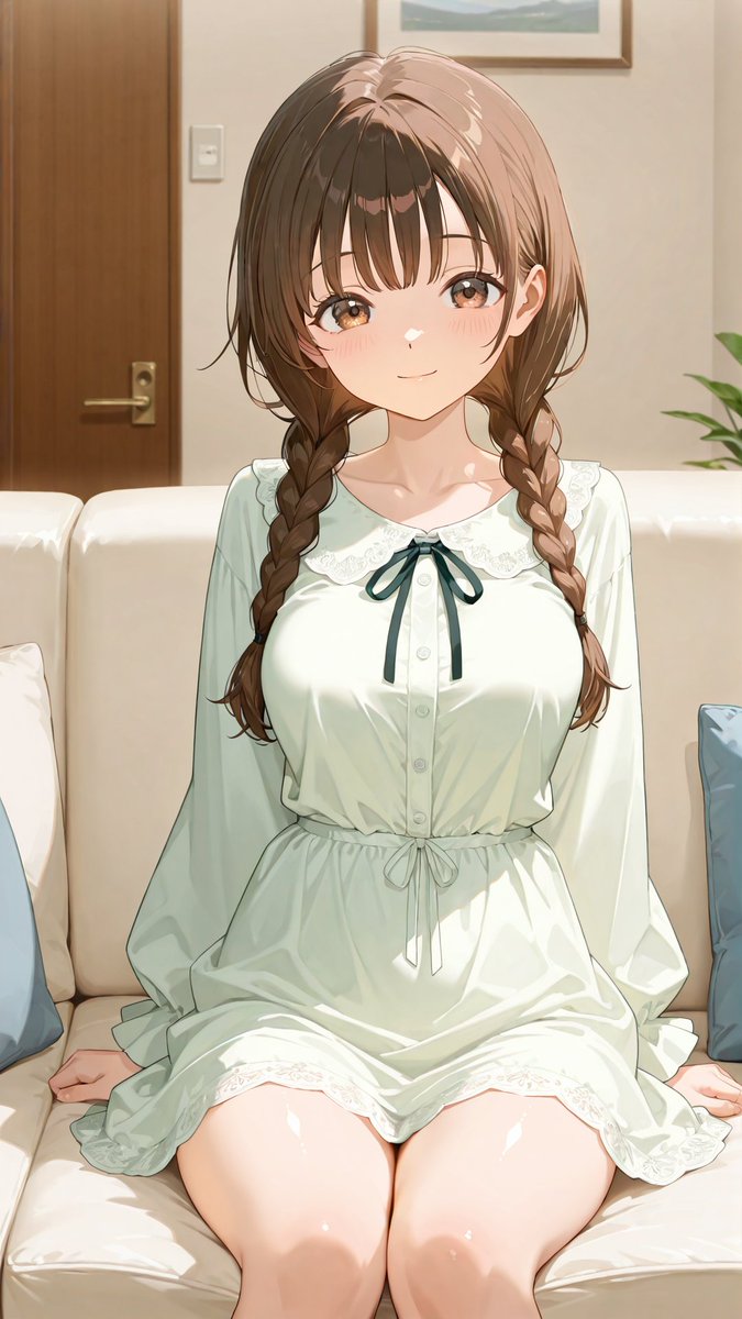 ちょこん(〃'ω'〃) #AIイラスト