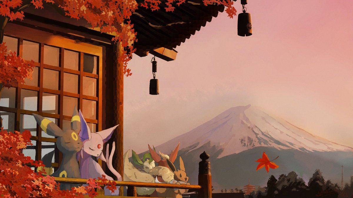 #ポケモンと生活 
夕日