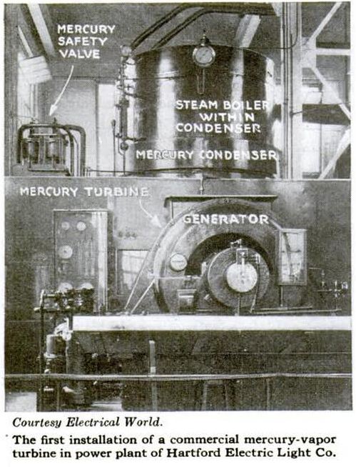 DJSnM's tweet image. I see a few people asking whether there&apos;s a better way to generate power from fission or fusion than boiling water to spin turbines.
There is, but it&apos;s not what you think.
You can use the heat to boil Mercury and use that to run turbines. The higher temperatures means higher…