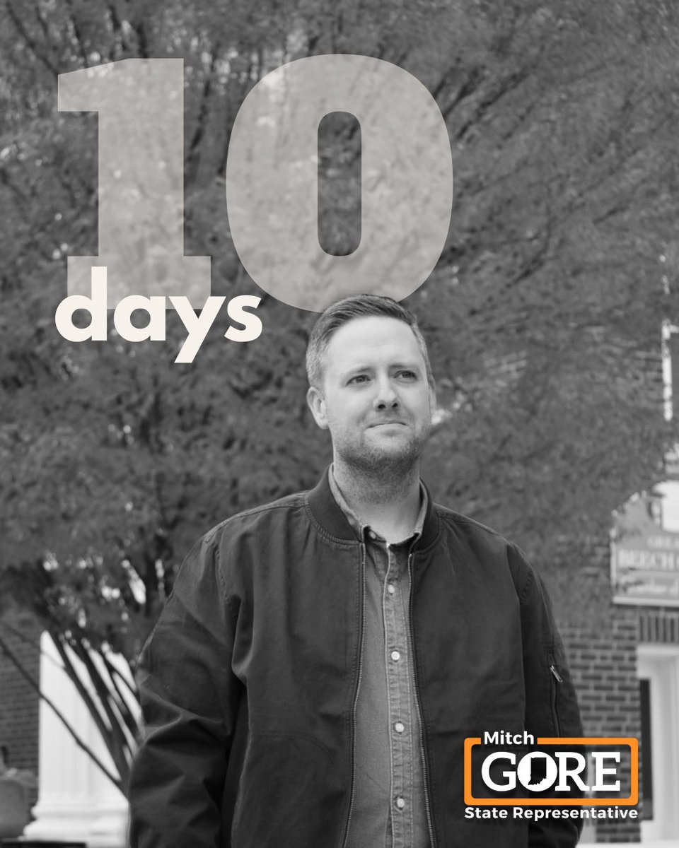 RepMitchGore's tweet image. The future of our district starts in just 10 days! I can’t wait to kick off my campaign with YOU! My campaign launch party and food drive is December 3rd, from 5:30 - 8:00 PM. Find the address and other details on my pinned post! 🥫🗳️

#indiana #indianapolis #indy #beechgrove…