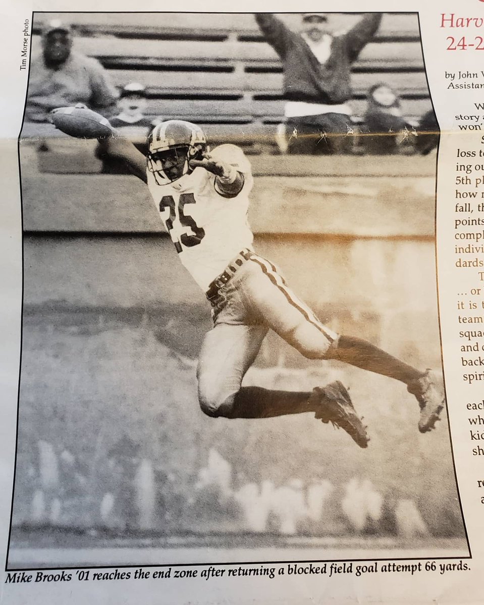 ChrisNowinski1's tweet photo. @RossTuckerNFL @ConcussionLF @NFLPA @Partray @playerstrust @concussionblog @ConcussionFN @CCMConcussions Thank you @RossTuckerNFL for honoring my @HarvardFootball teammate Michael Brooks, a hard-hitting strong safety who died at 45. 
He had stage 2 #CTE &amp; his frontal lobes were atrophying. He was a great &amp; positive young man who struggled in ways that now make more sense. #EndCTE https://t.co/aQ2ShVdZh4