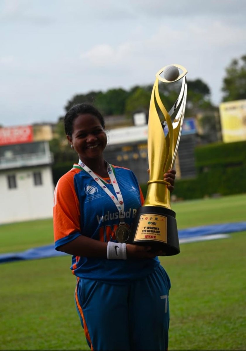 ncbn's tweet image. Just heard! 15-year-old Pangi Karuna Kumari played a big part in India’s phenomenal victory in the final of the Blind Women&apos;s T20 World Cup. Heartfelt congratulations to her for her tremendous effort. What’s more, she&apos;s a product of Visakhapatnam&apos;s Blind Girls Residential School,…