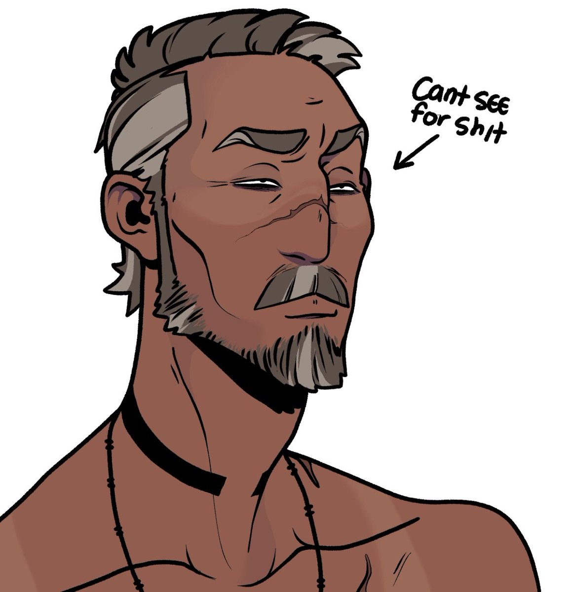 have my sons of the forest oc, thresher. his running blades make up for the fact that hes 5 feet tall and old as fuck on Cannibal Island