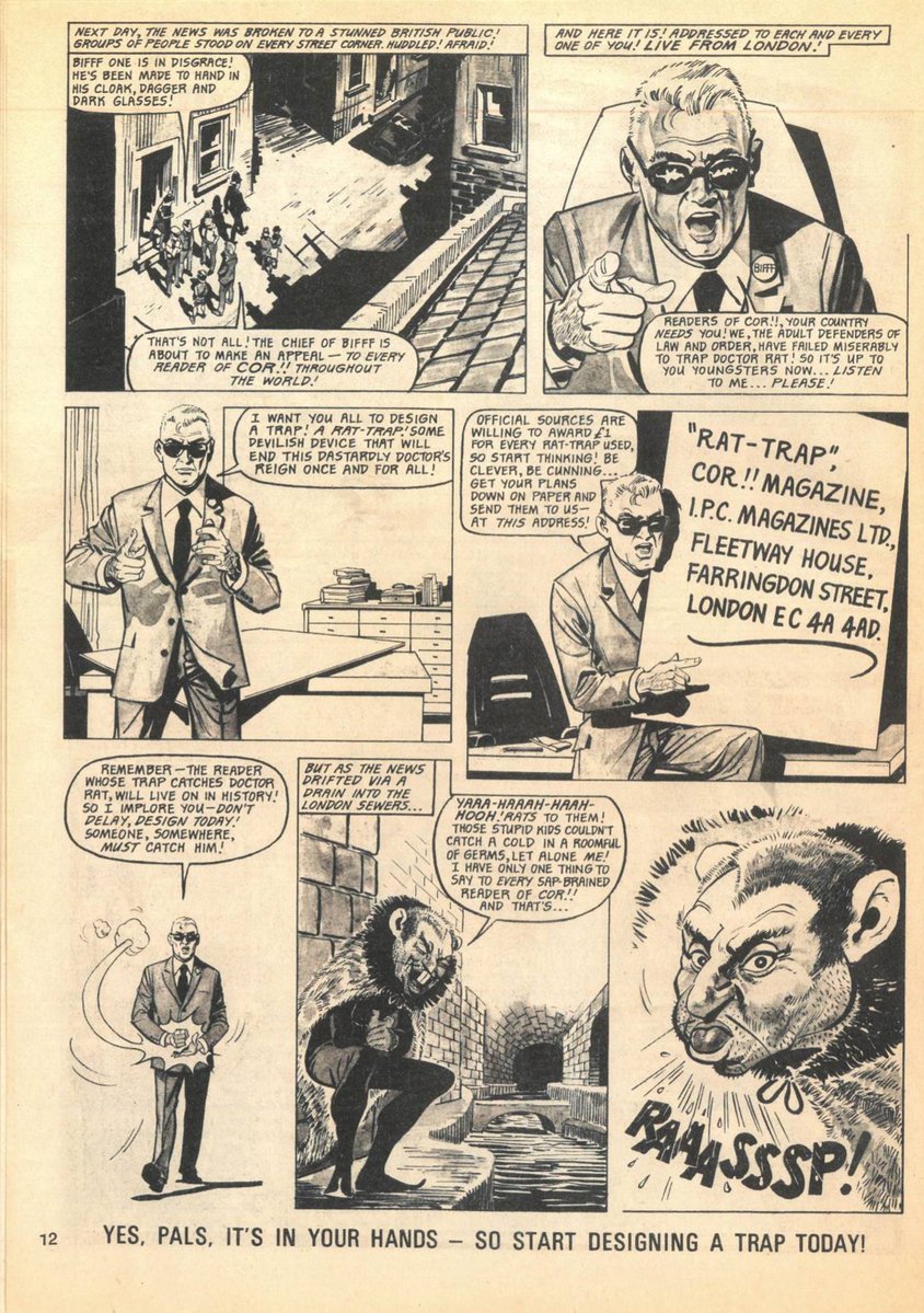 Rat Trap, as discussed in episode 26 of The Funny Comics Fan Club - available in all good newsagents and wherever you get your podcasts! 
(artist Giorgio Giorgetti, copyright Rebellion)
podbean.com/eas/pb-gihwc-1…