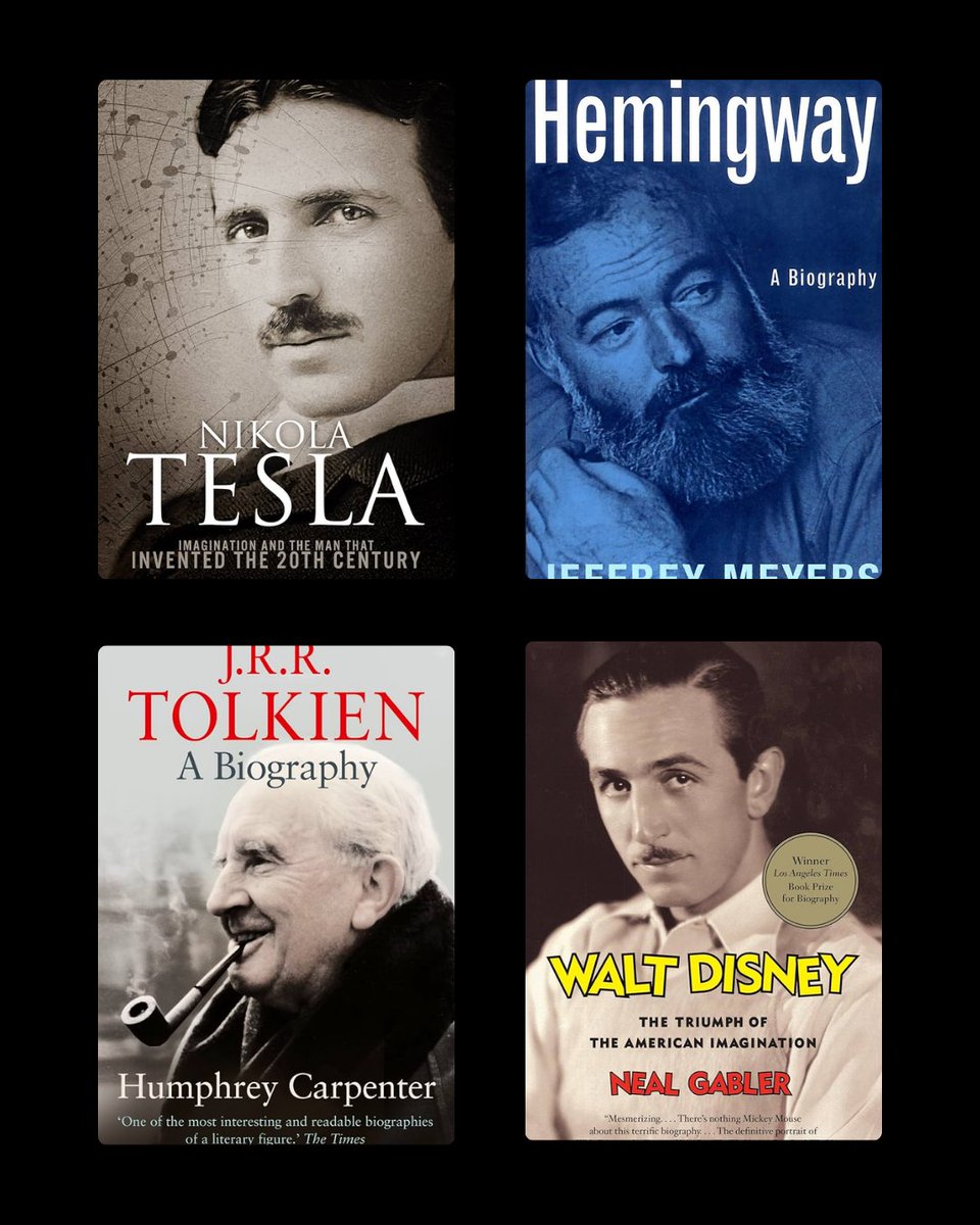 BookNoteApp's tweet image. choose your next biography book: