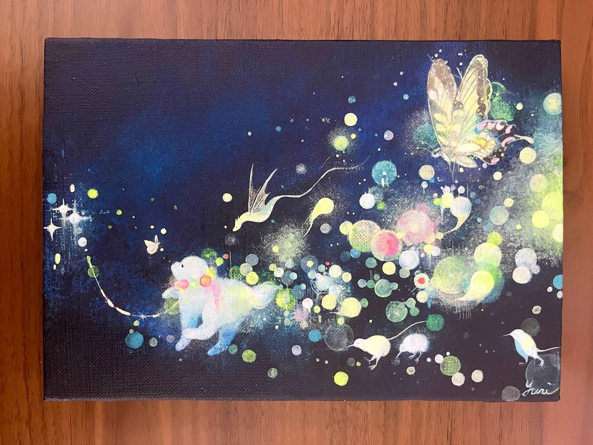 「自分へのご褒美に野崎裕理さんの「エレクトリカル散歩」をお迎えしました 原画で見る」|矢田恵梨子♩アカネノネのイラスト