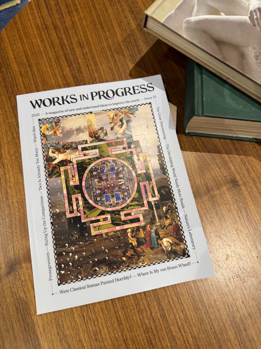 The new <a href="/WorksInProgMag/">Works in Progress</a> is, unsurprisingly, beautiful. Also some wonderful pieces on everything from space stations to bacteria.