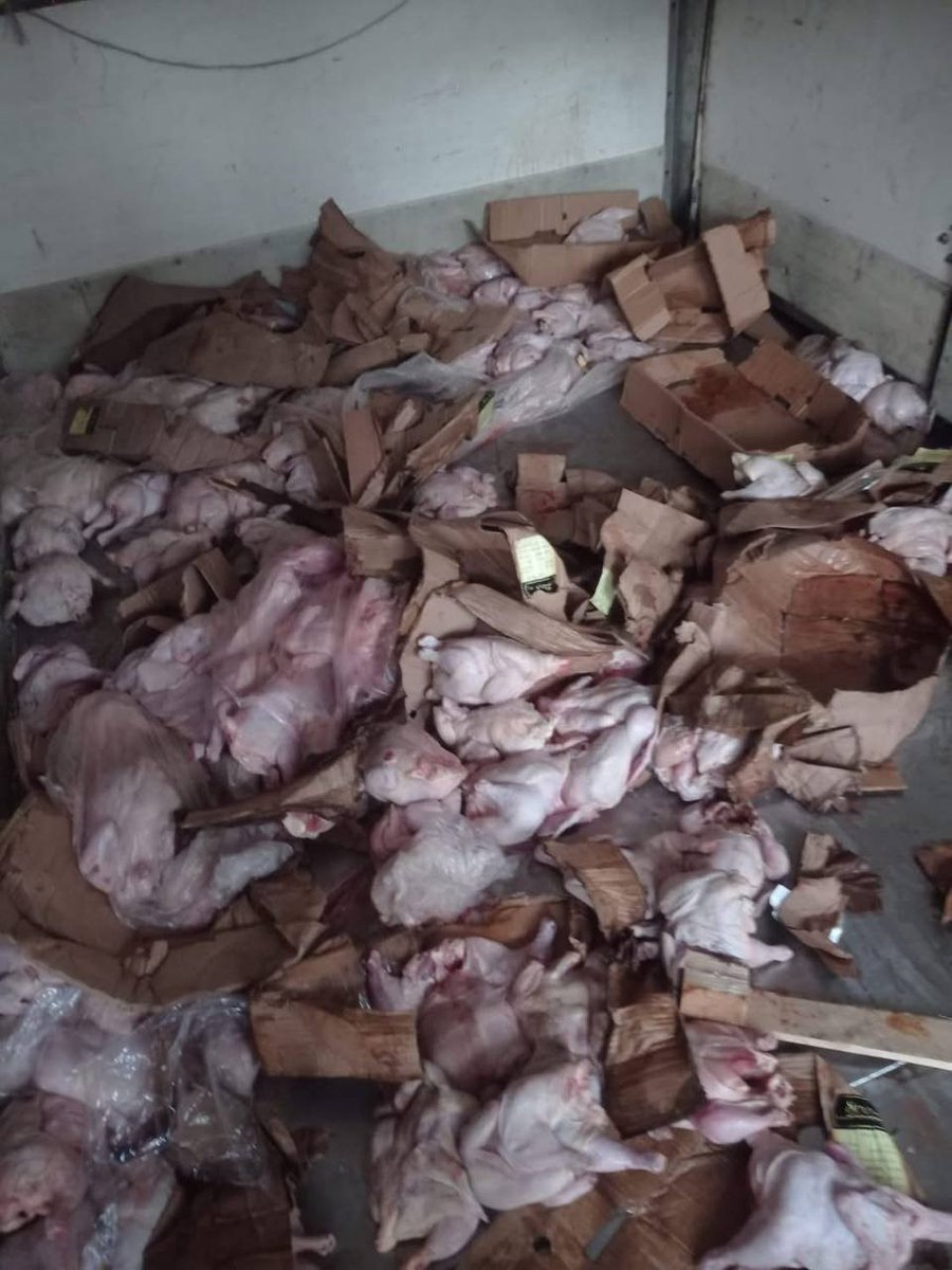 HaithamElmasri1's tweet image. Israel deliberately prevents the entry of meat and poultry for long periods, but when these items become spoiled and expired, it allows them to enter in order to show the world and human rights organizations that it is providing aid and food to Gaza normally and without any…