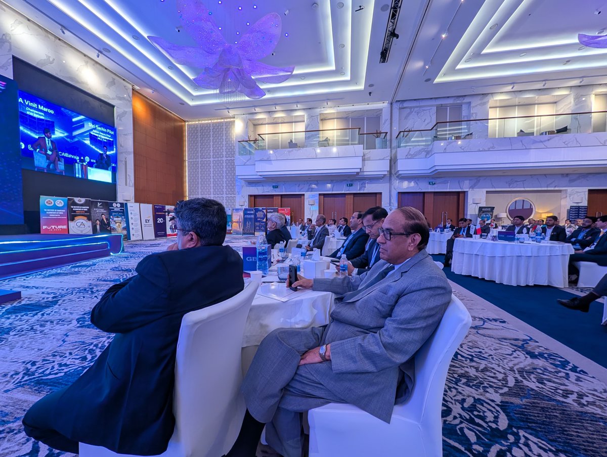 SachinPilot's tweet image. Spoke at the annual conference “Future Ready” organized by the ICAI Bahrain Chapter. I’m glad that India’s longstanding commitment to the global development and economic partnerahips is helping shape the future. As collective stakeholders, we all need to be prepared for the…