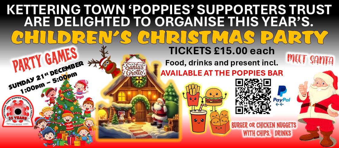 poppiestrust's tweet image. Poppies Trust Children's Christmas Party...
🎅🏻🎄🔴⚫️

Full details on our website: ktfctrust30.blogspot.com/p/poppies-trus…