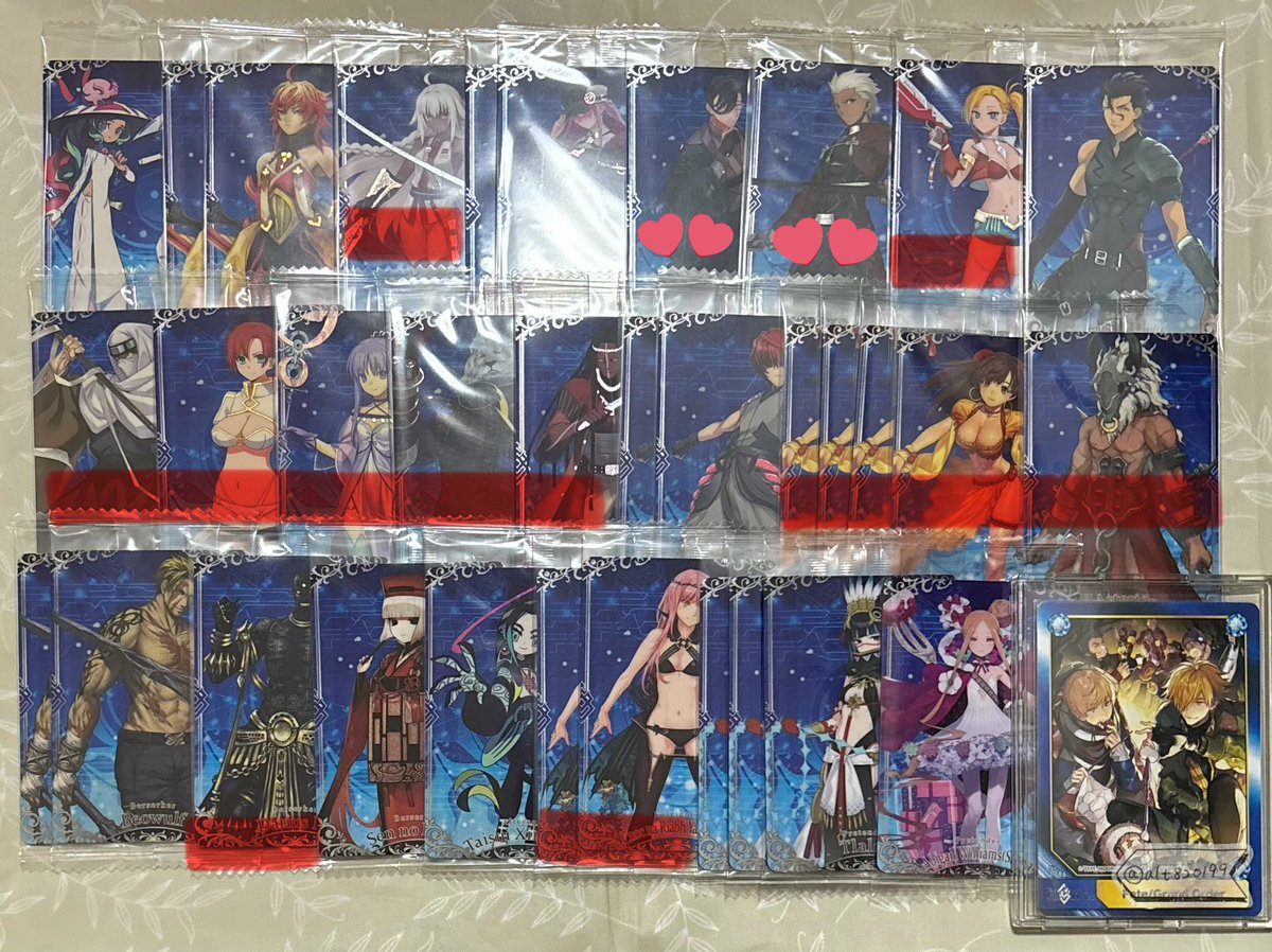 【交換・譲渡】FGO Fate ウエハース
譲）画像1〜6枚目
求）画像7枚目
詳細は画像8枚目をご覧ください。検索からでもお気軽にどうぞ！