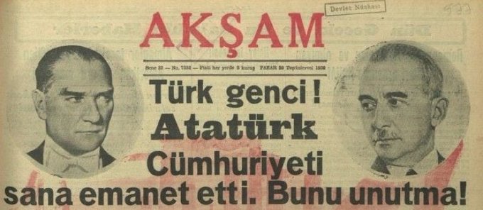 enisbozkurt_'s tweet photo. "Türk genci! Atatürk Cumhuriyet'i sana emanet etti. Bunu unutma!" https://t.co/0GOYf9qUJP
