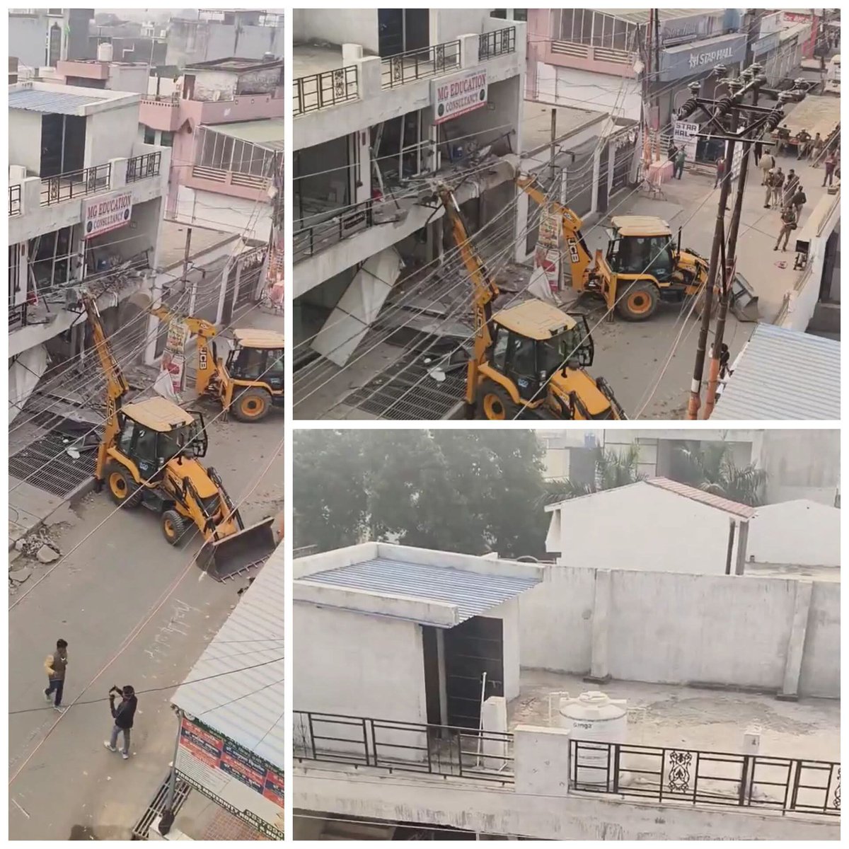 RightsForMuslim's tweet image. अमेरिका की रिपोर्ट में कहा भारत में अल्पसंख्यक सबसे ज्यादा जुल्म हो रहा है..

और उत्तरप्रदेश, बरेली में…मौलाना तौकीर रजा खान के करीबी, मोहम्मद आरिफ के मार्केट पर बुलडोजर चला दिया गया।

क्यों?
क्योंकि उस पर लिखा था ‘I Love मुहम्मद’।

आज सब देख रहे हैं…
लिखने का गुनाह और उसकी…