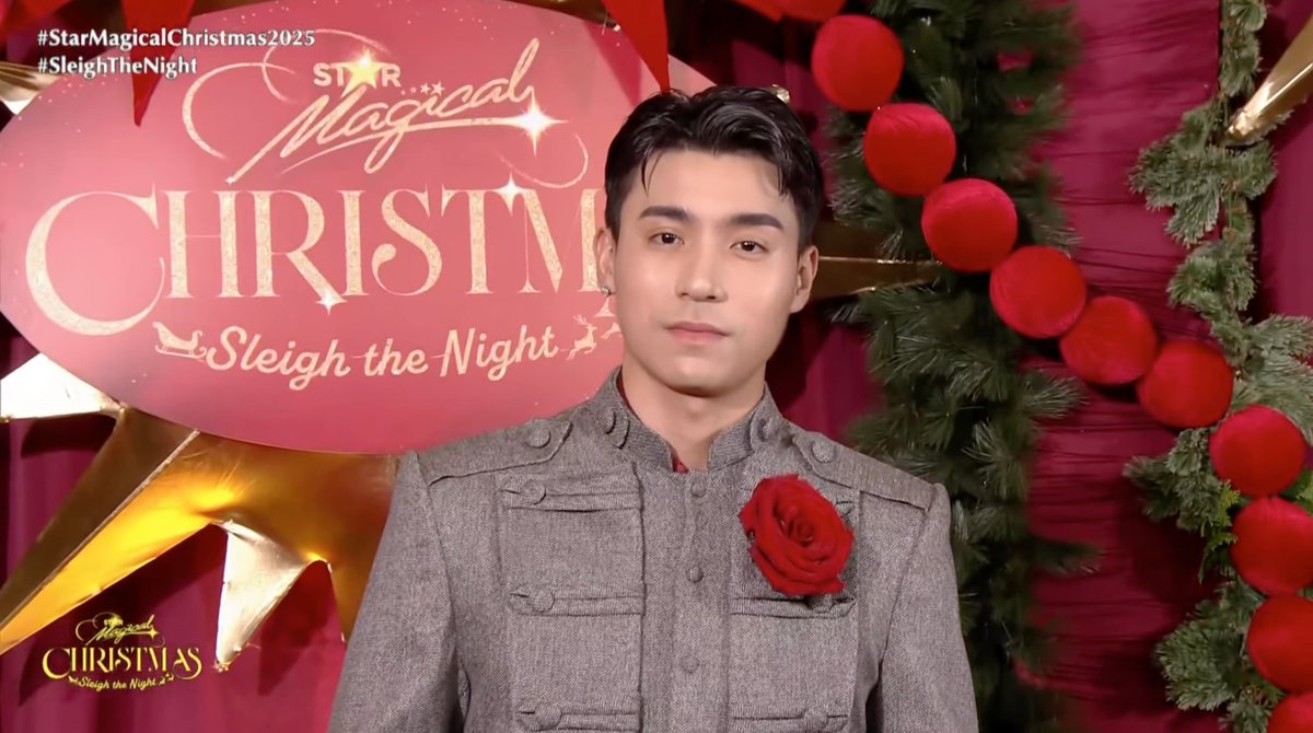 KapamilyaTFC's tweet image. POGING BIG WINNER right here! It&apos;s #BrentManalo! 💞🥰

Catch your fave #StarMagic artists on #StarMagicalChristmas2025 LIVE via Star Magic YT and #iWant! ▶️✨

📸 via Star Magic/ YouTube

#SleighTheNight