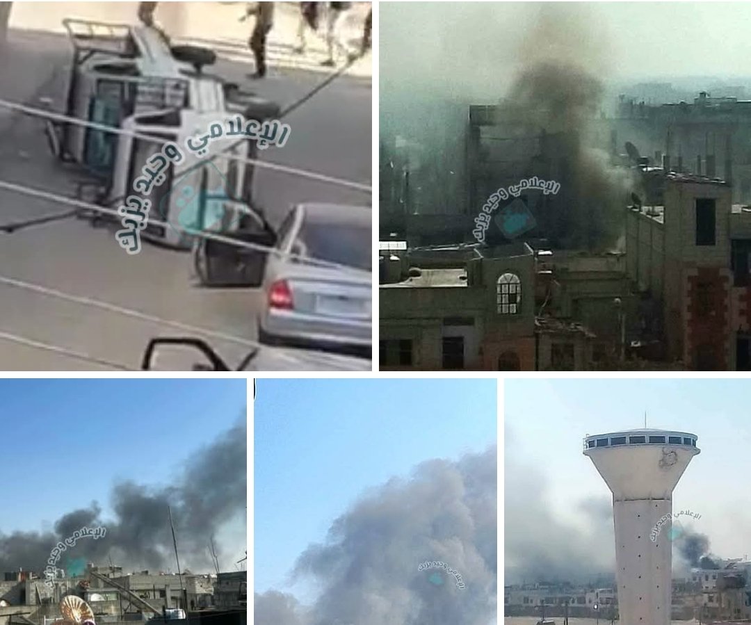 HTŞ teröristleri Homs'ta Alevi mahallesine çok yönlü saldırılar düzenliyorlar. 

🔴 #Humus: El-Basel Hastanesi yakınlarında bir grup HTŞ'linin saldırısı ve yoğun silah seslerinin ardından 60. Cadde'de gerginlik arttı. Huzursuzluk daha sonra El-Muhacirin, Ermeni ve El-Firduş