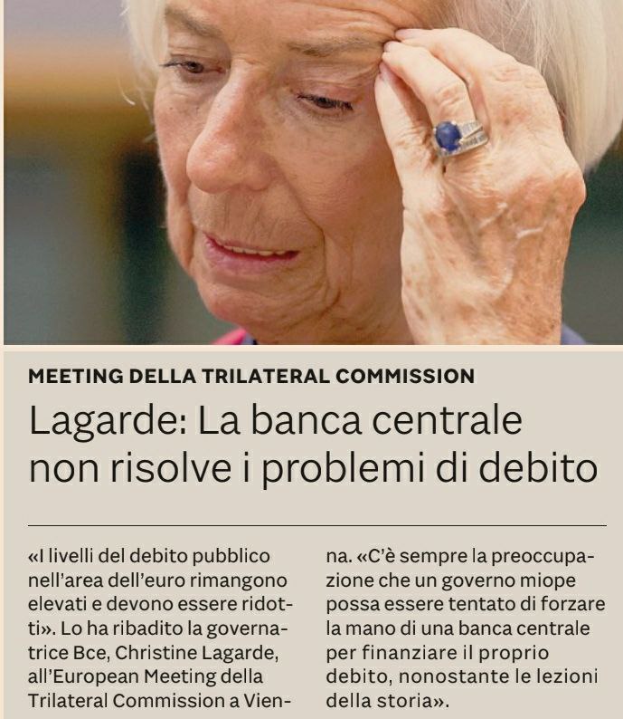 Quindi non è una banca centrale ma solo un'associazione a delinquere dedita alla strozzinaggio e all'appropriazione indebita.