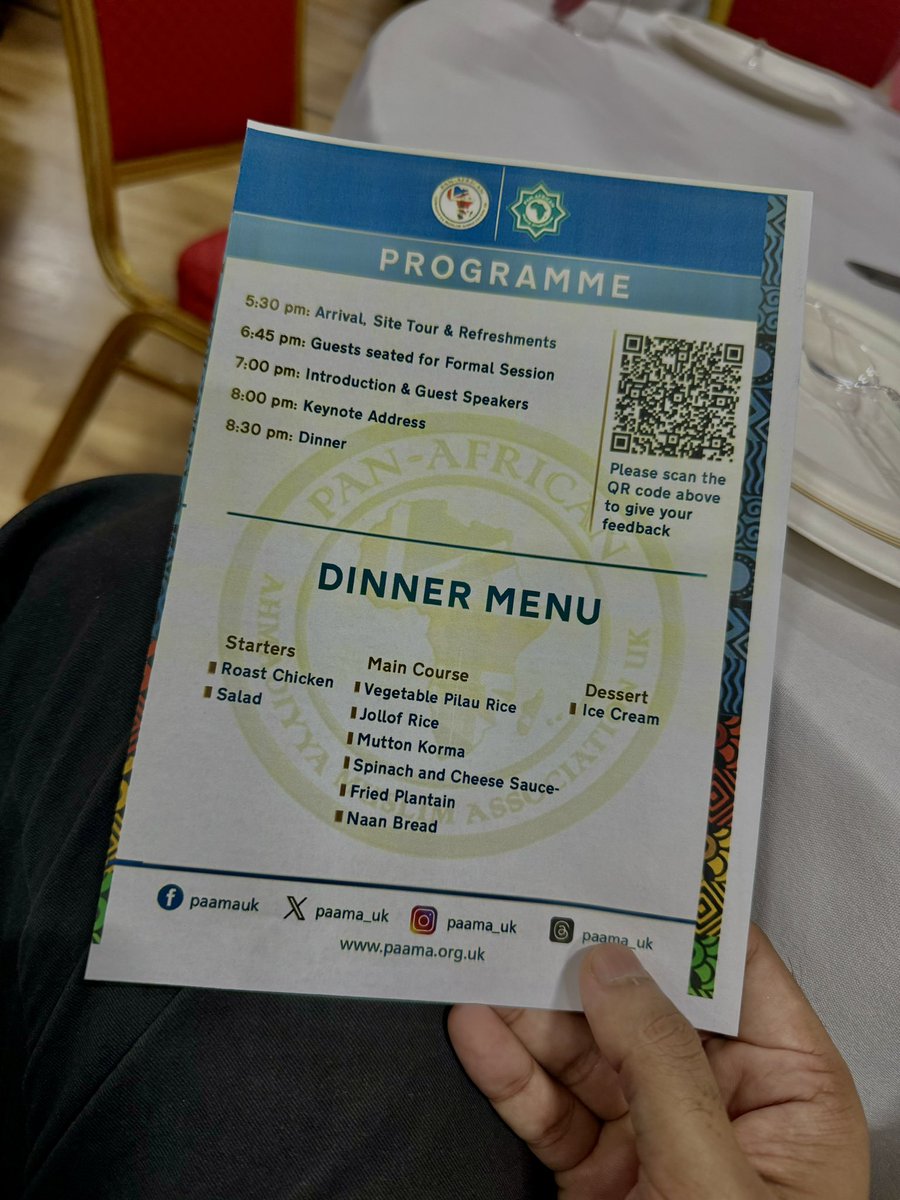 A great evening at the Pan-African Peace Symposium at Britain’s biggest mosque. The focus on absolute justice as the basis for lasting peace was powerful and needed. 

Wonderful guests and a pleasure to introduce them to the Ahmadiyya Muslim community.