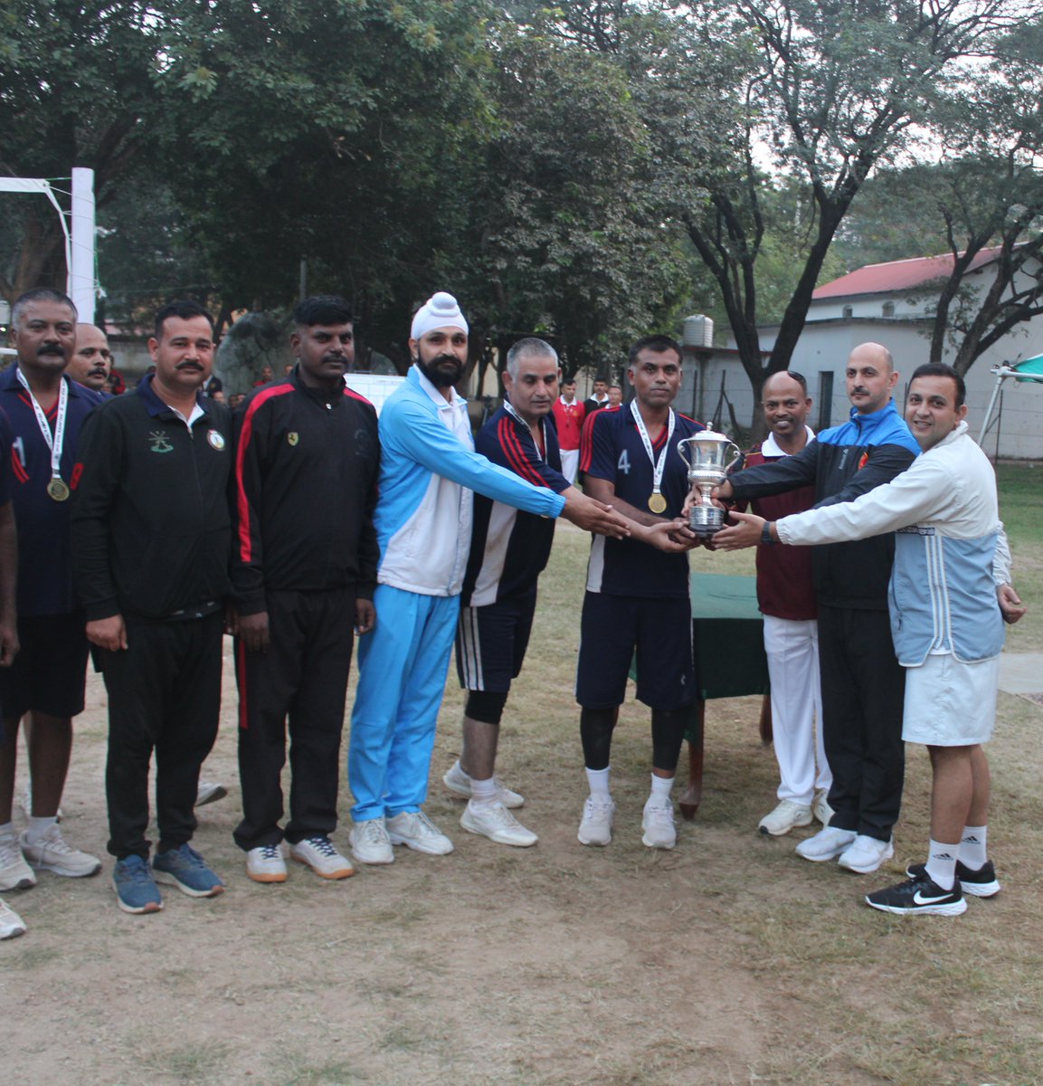 NCC_OTA_Kamptee's tweet photo. A high-energy and thrilling Inter-Company Volleyball tournament at NCC OTA Kamptee! 🏐🔥 After a tough battle, Arjun Company lifted the trophy! 🏆
More than a game — it showcased true NCC spirit: teamwork, resilience &amp; lasting bonds.
@HQ_DG_NCC
@PRODefNgp
@SpokespersonMoD https://t.co/kSrieB1pE4