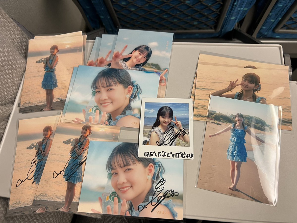 遂に今回のチェキをゲット！📸😆 (なお傷は深いぞ💸🫠) 2勝でゲット