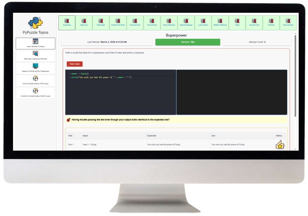 csuk_teacher's tweet image. Boost your students&apos; coding confidence with PyPuzzle! Explore 60+ scaffolded, self-marking Python challenges designed to make learning fun and engaging. Perfect for UK computer science teachers! 🚀
academy.csuk.io
#CSTeacher #GCSEComputerScience #EdTechUK